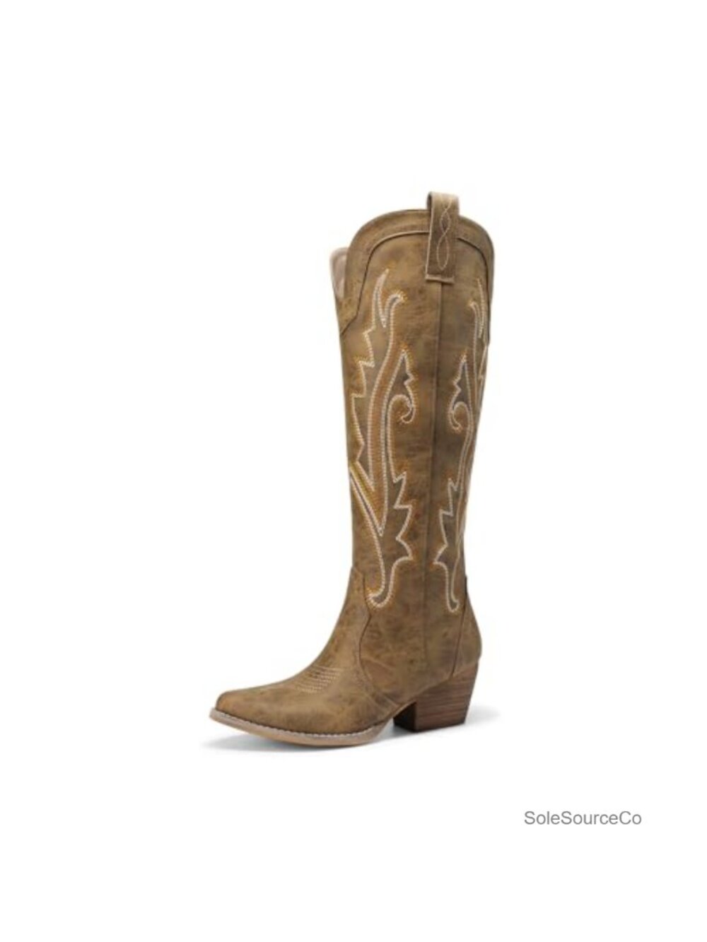 Women's Embroidered Western Knee-High Cowboy Boots